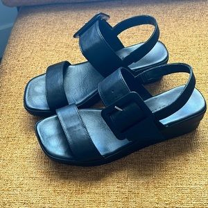 Bueno Black Marcia Heels Size 39
